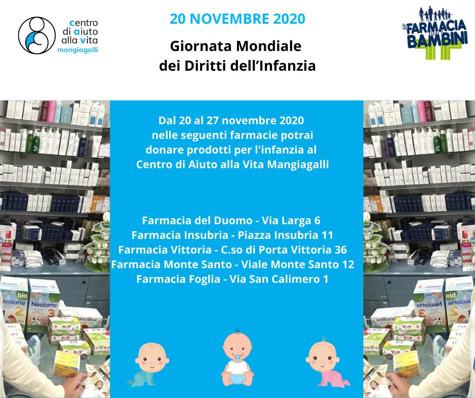 Dona prodotti per l'infanzia