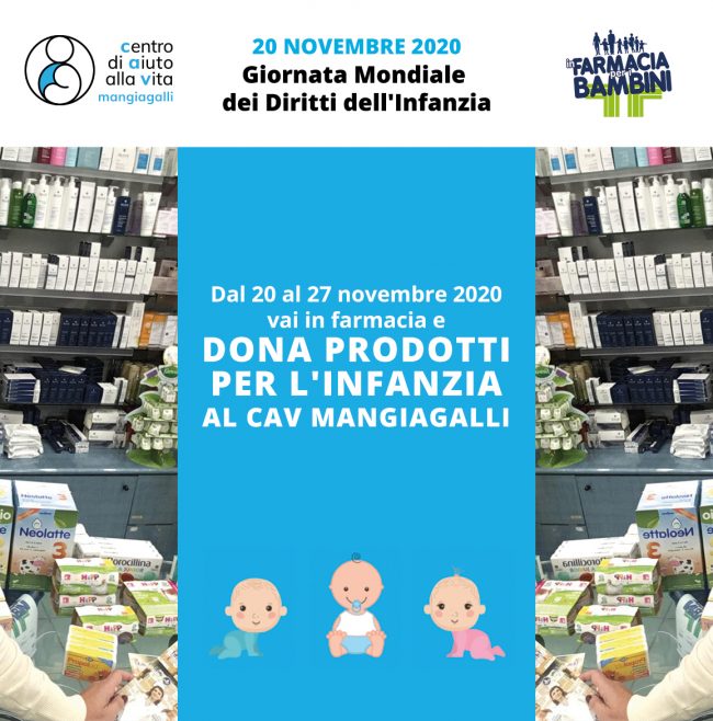Dona prodotti per l'infanzia
